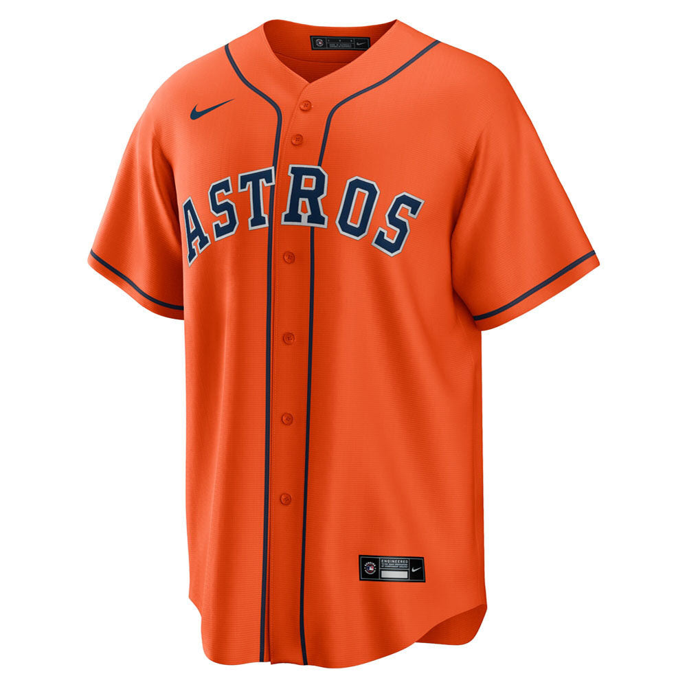Men's Houston Astros Jose Altuve Alternate Player Name Jersey - Orange