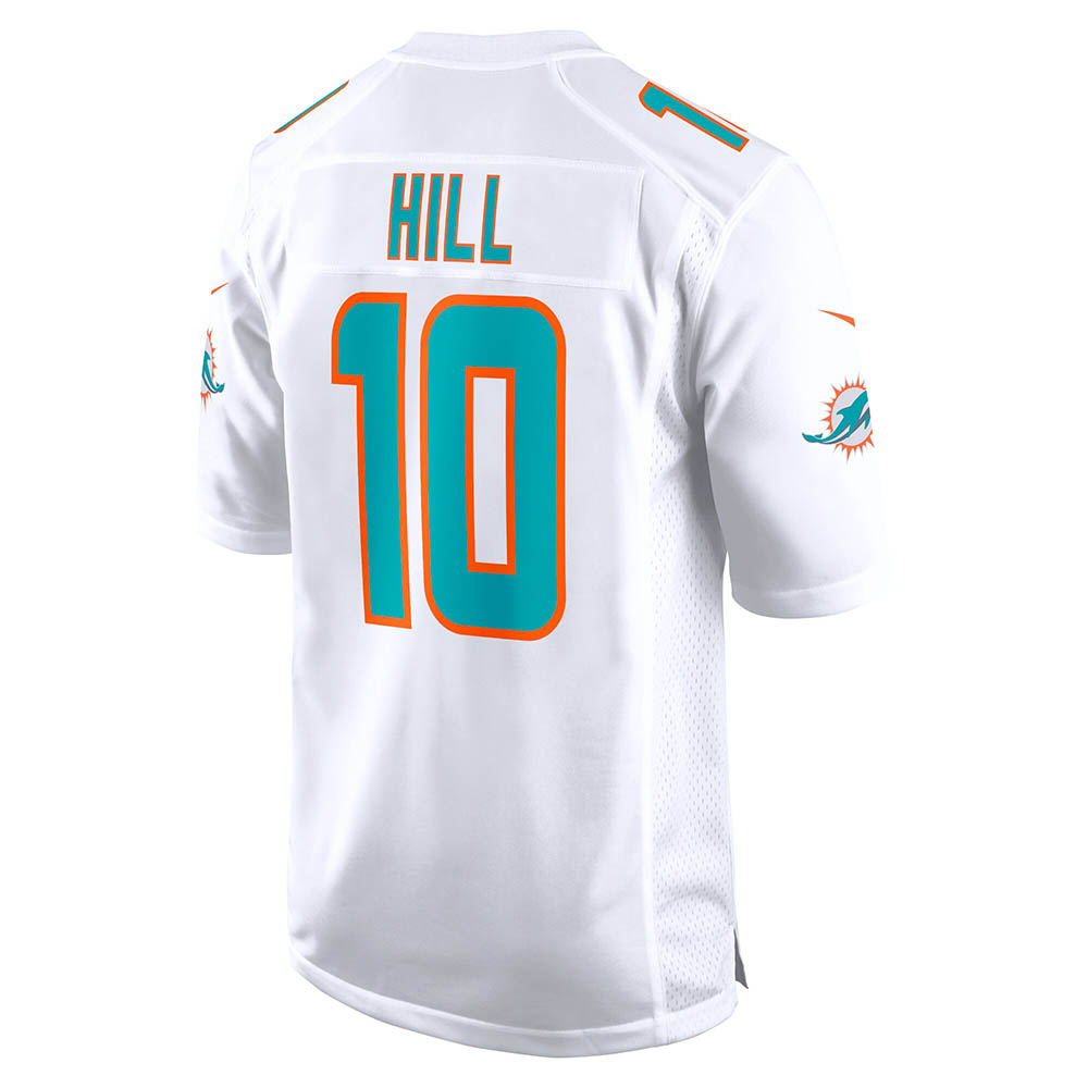 Men's Miami Dolphins Tyreek Hill Game Jersey White